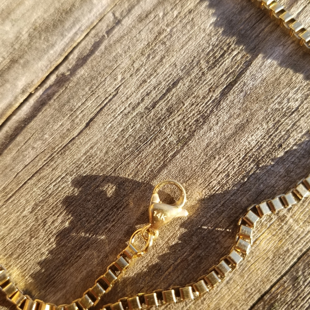 Gold Chain 14k Gold Box Chain